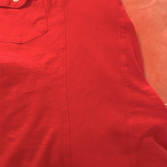 EUC Sandra Ingrish Petites Button Front Bright Pink-berry 3/4 Sleeve Women’s Top - Picture 8 of 9